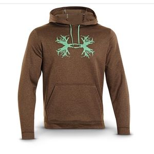Under Armour Teal Antler Logo Hoodie